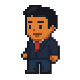 Pixel art version of me starting at Quantiphi