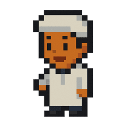 Pixel art version of me growing up in Muscat